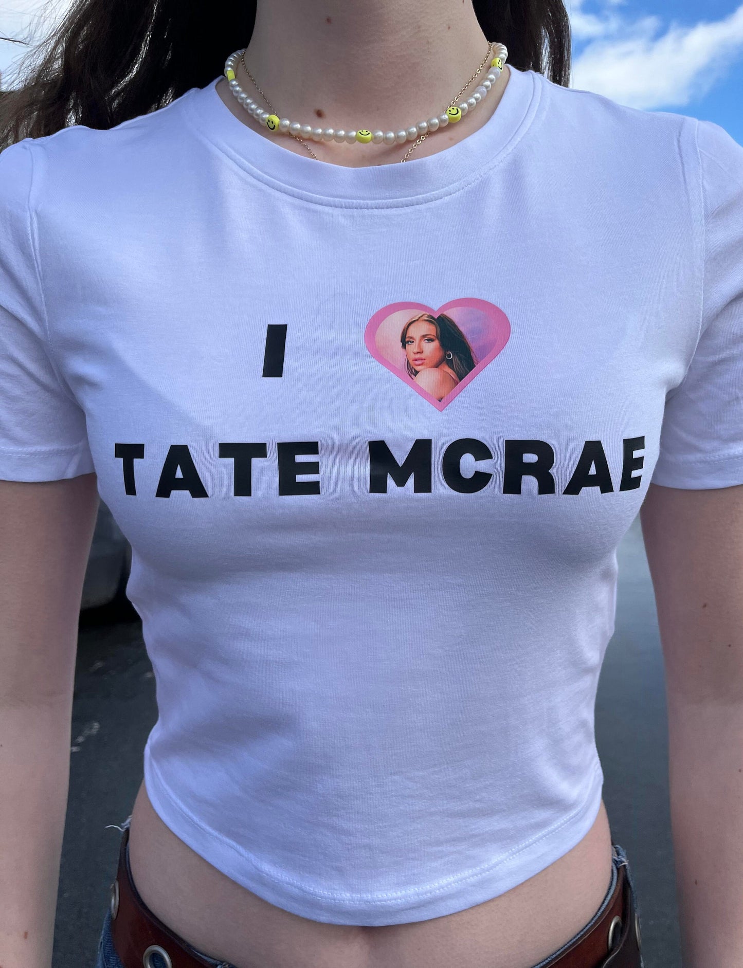 i love tate mcrae baby tee